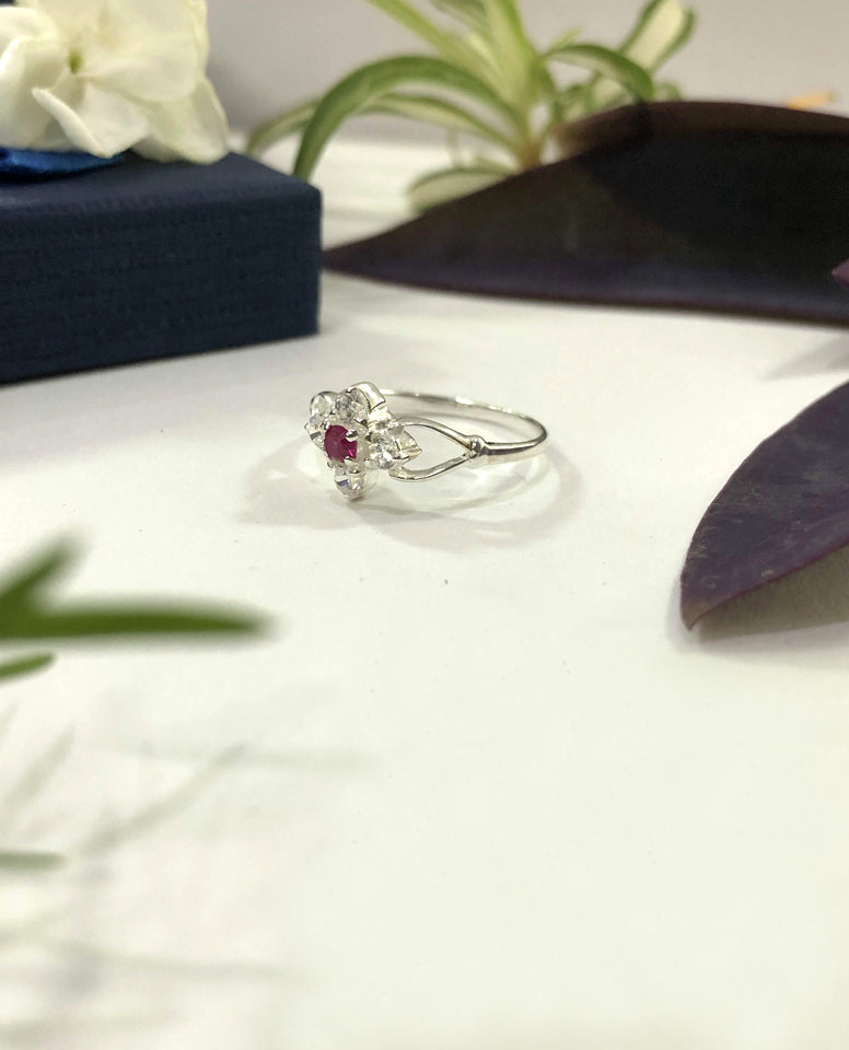 Flower Ring, 925 Sterling Silver Ring, Ring For Women