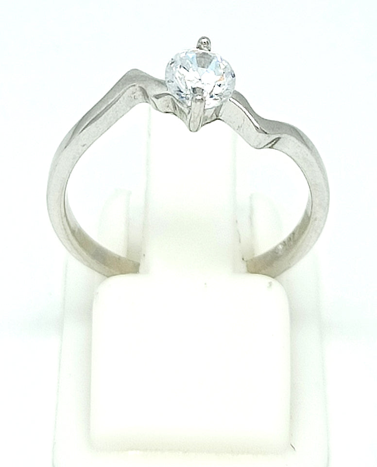 Super Shiny CZ Stones Ring with 925 Sterling Silver for Her with Every Occasion