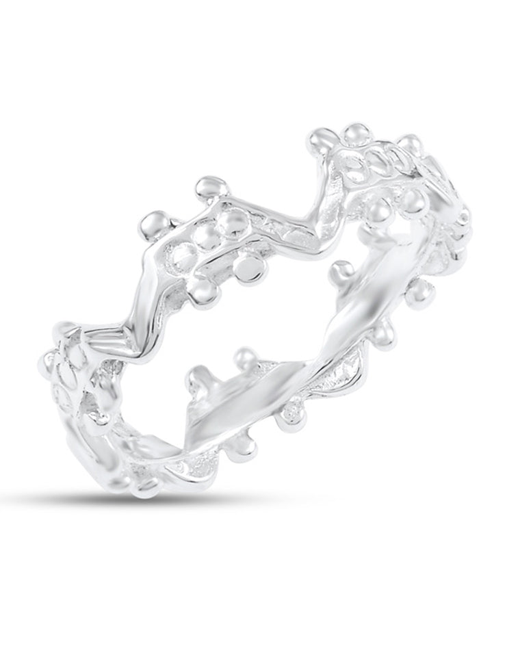 Top Quality Extravagant Crown Design Ring With 925 Sterling Silver for Your Loved One