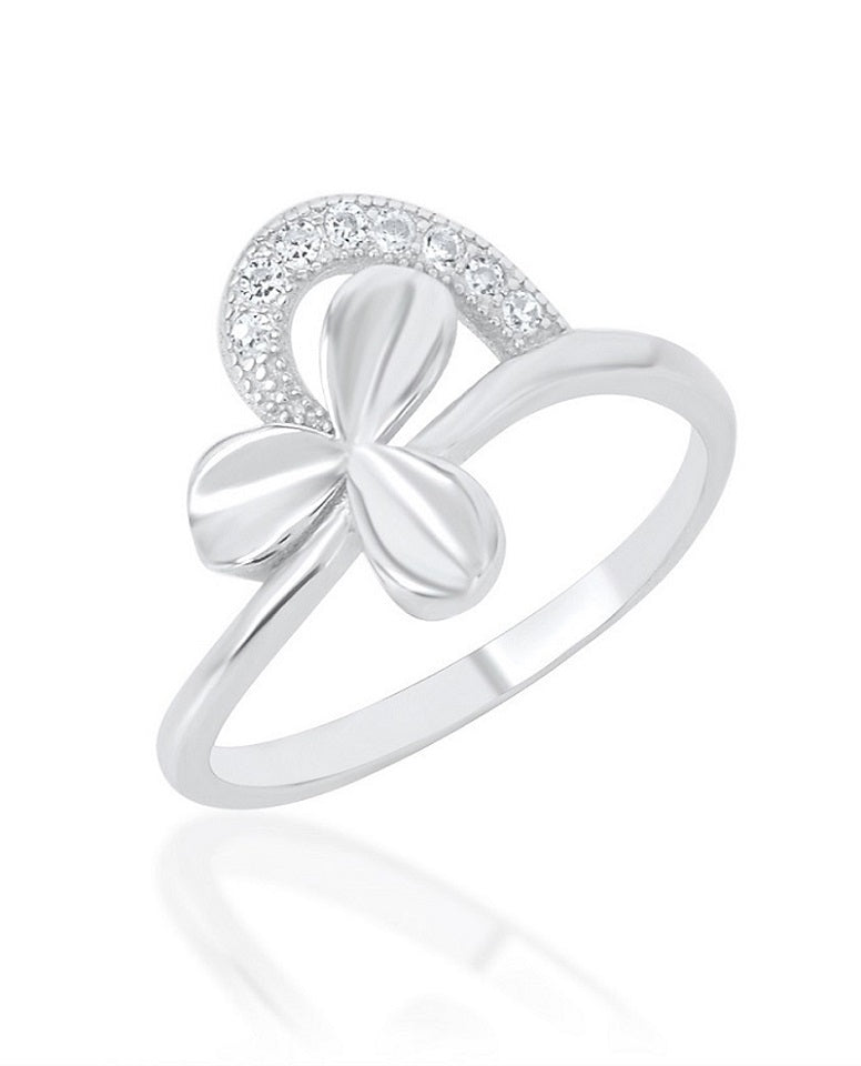 Trendy Rings for Girls in Authentic 925 Sterling Silver with Beautiful CZ Stones