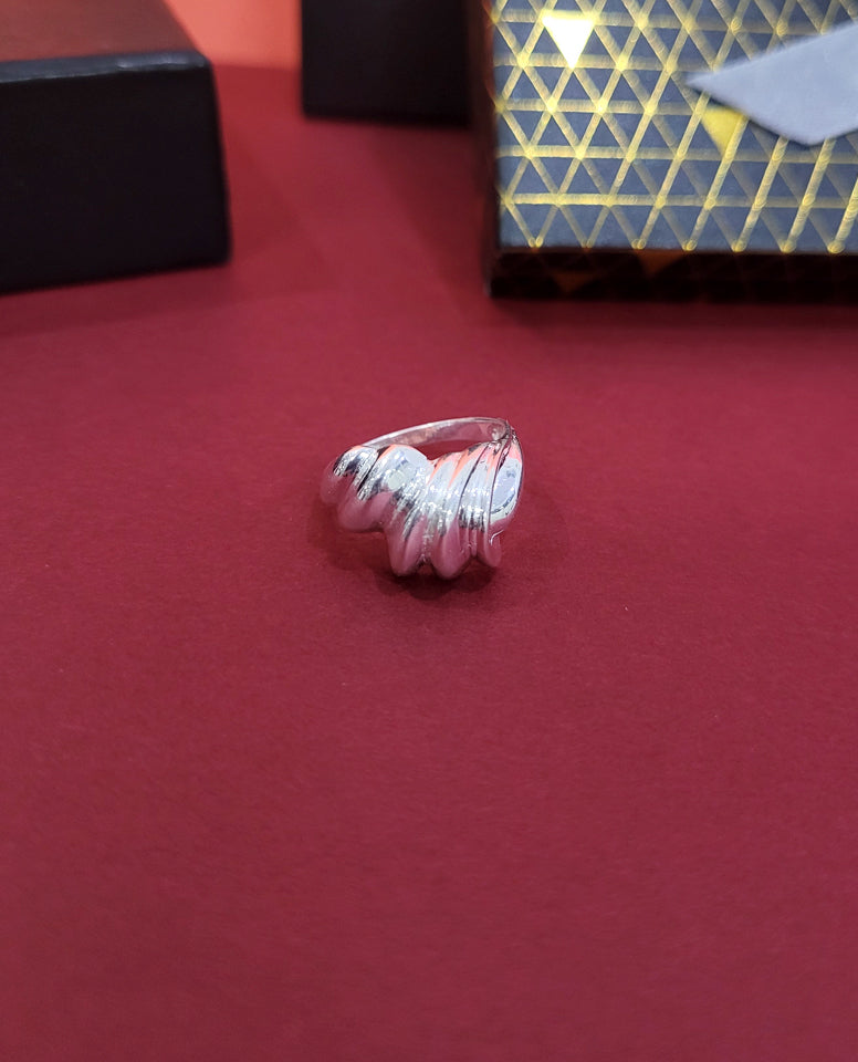 Sterling Silver Ring With Stylish And Unique Design