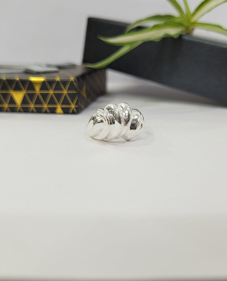 Sterling Silver Ring With Stylish And Unique Design
