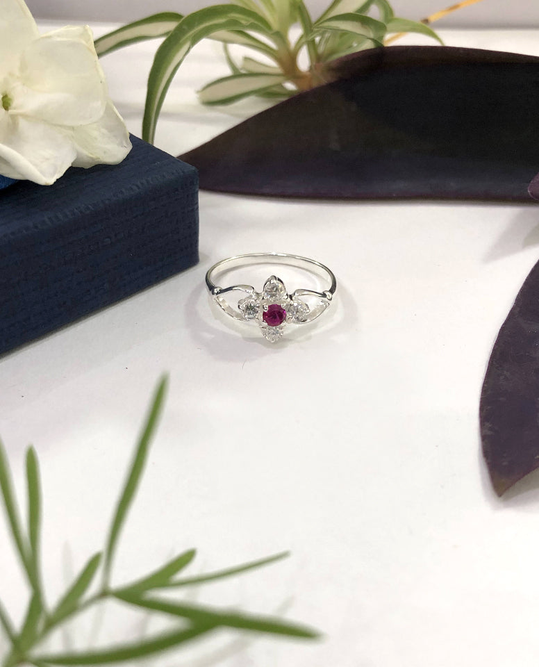 Flower Ring, 925 Sterling Silver Ring, Ring For Women