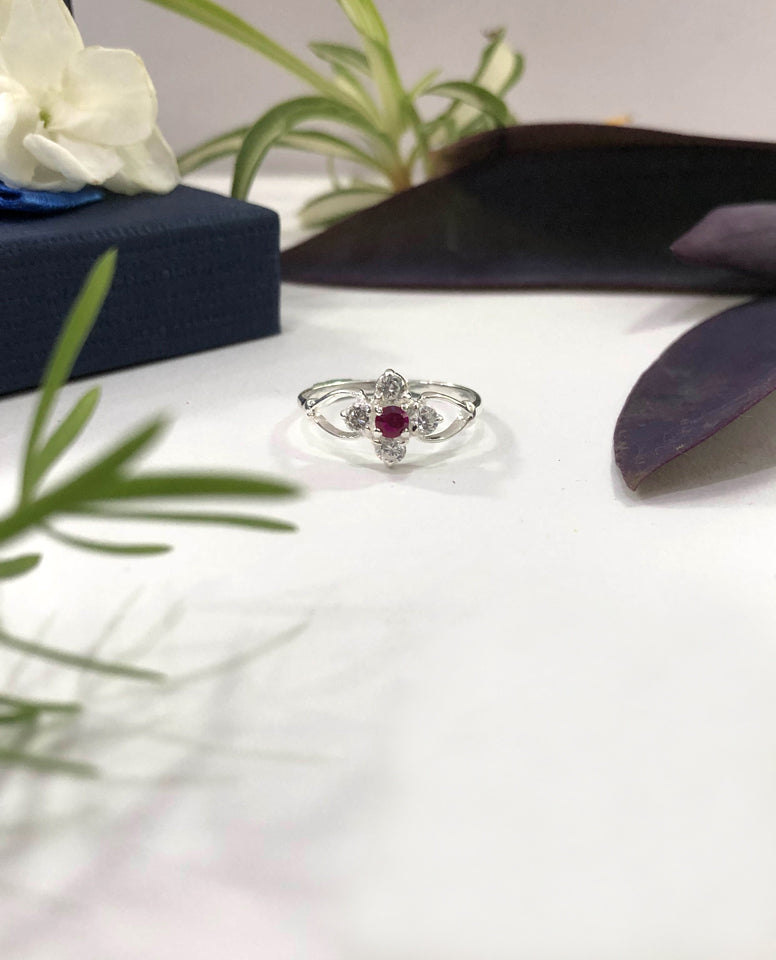 Flower Ring, 925 Sterling Silver Ring, Ring For Women