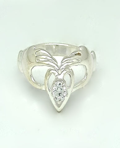 Authentic 925 Sterling Rings For Her, Heart Love Ring, Heart Ring, Girl's Ring