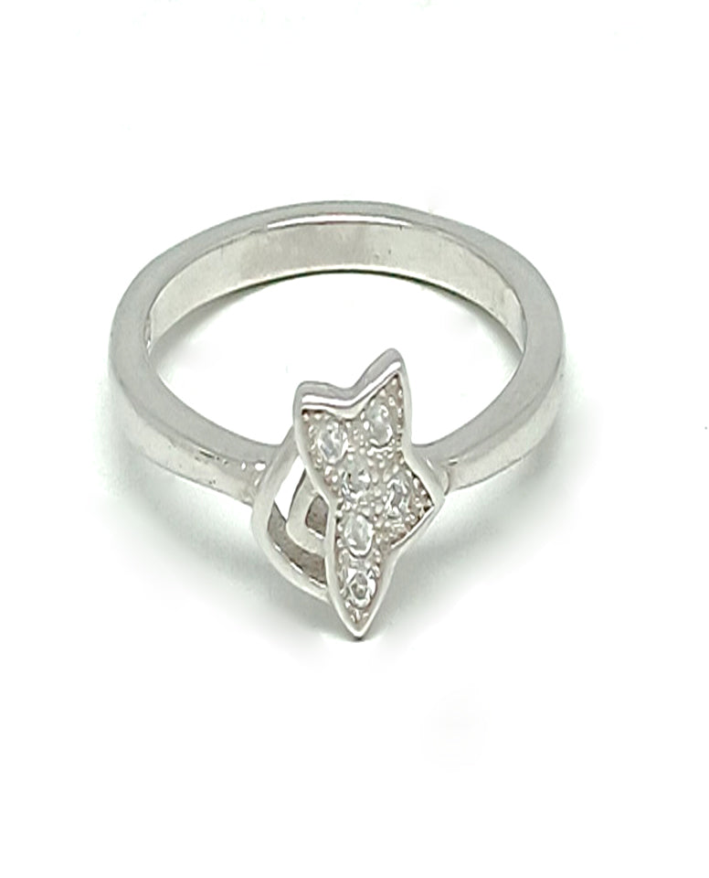 Simple Cute Silver Ring for Her, 925 Silver Ring, Star Shape Ring, Girl's Ring