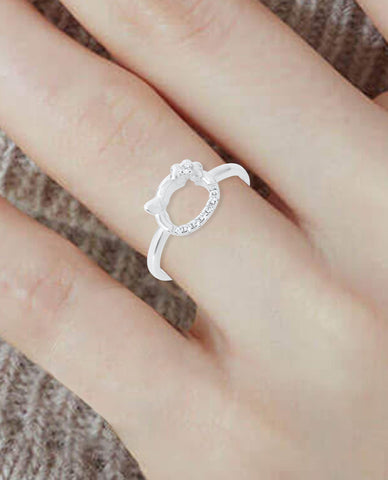 A Fancy and Cute Piece of Jewelry is Crafted in Anti-tarnish 925 Sterling Silver