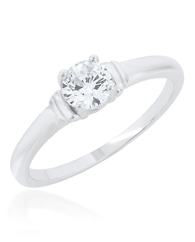 A Perfect Engagement Ring Made with 925 Sterling Silver from Our Team for Your Loved One