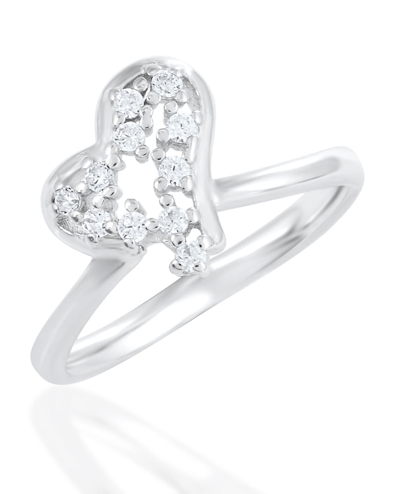 A Graceful Ring in Authentic 925 Sterling Silver, Gorgeous Gift for Her on B'day Christmas, and Other Occasion