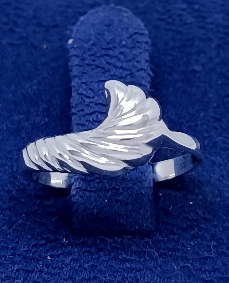 A Unique High Wave Design Ring for Trendy Girls in 925 Sterling Silver