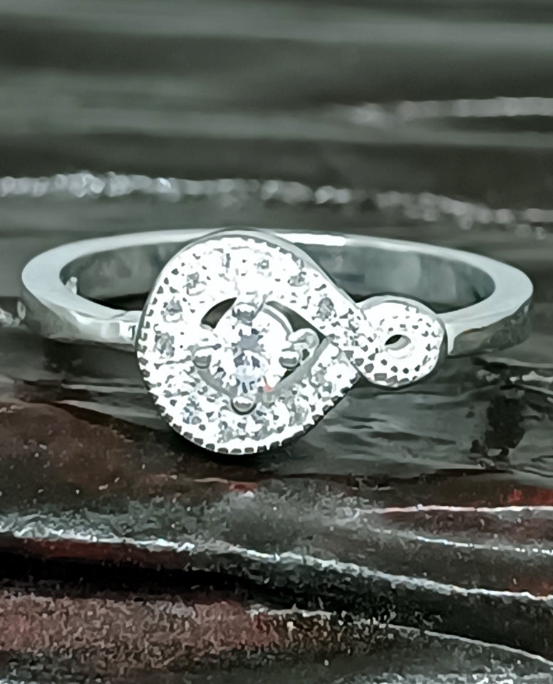 Top Quality Extravagant Simple Love Ring With 925 Sterling Silver