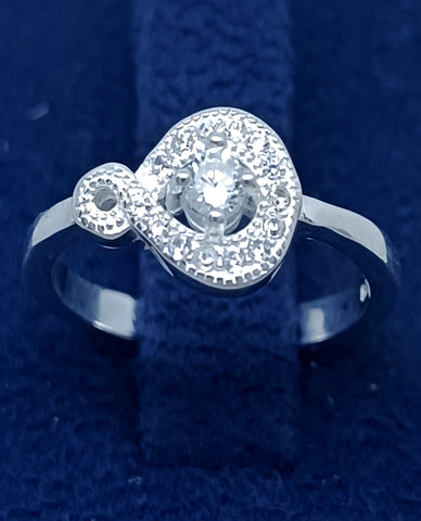 Top Quality Extravagant Simple Love Ring With 925 Sterling Silver