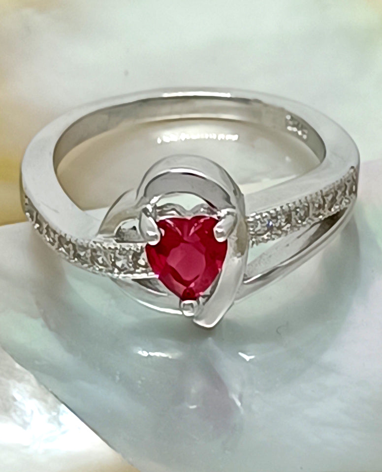 Gorgeous Ring for Her, Sterling Silver 925 Materials Ring with Love for Her