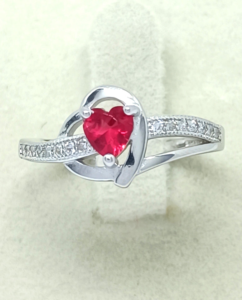 Gorgeous Ring for Her, Sterling Silver 925 Materials Ring with Love for Her