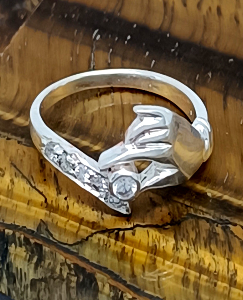 Rings for Trendy Girls in 925 Sterling Silver with beautiful Cubic Zircon Stones
