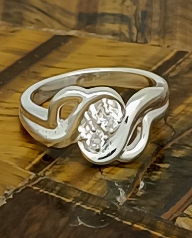 Authentic 925 Sterling Silver Ring, Unique Design Ring, Women Ring