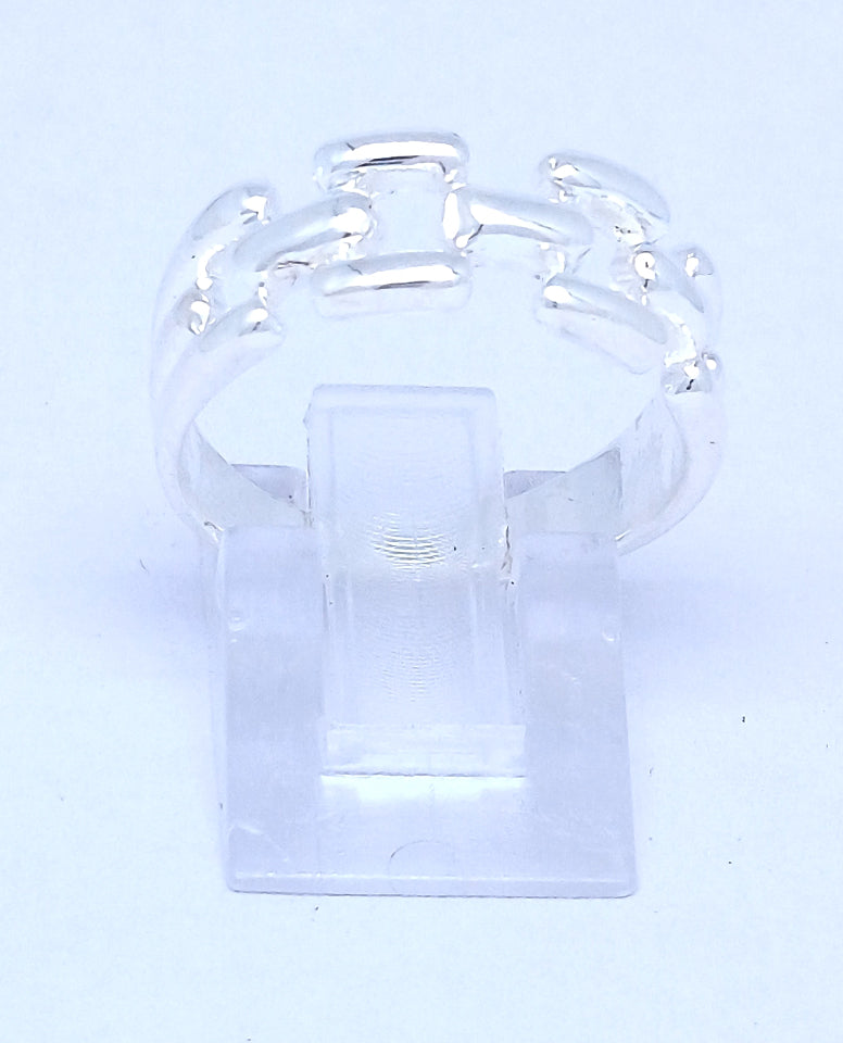 Biker Chain Design Ring in Authentic 925 Sterling For Women, Love Ring for Her