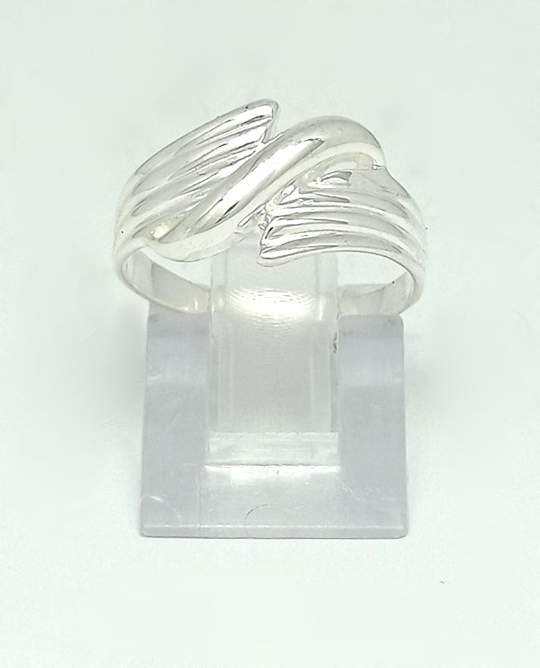 A Different Design Ring for Trendy Girls in 925 Sterling Silver, Best Ring for Her for Everyday