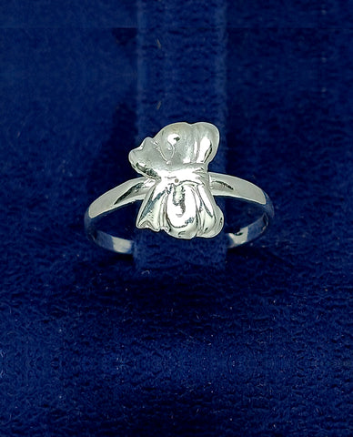 Charming and Pretty Bow Design, 925 Sterling Silver Gorgeous Ring in for Her with Love