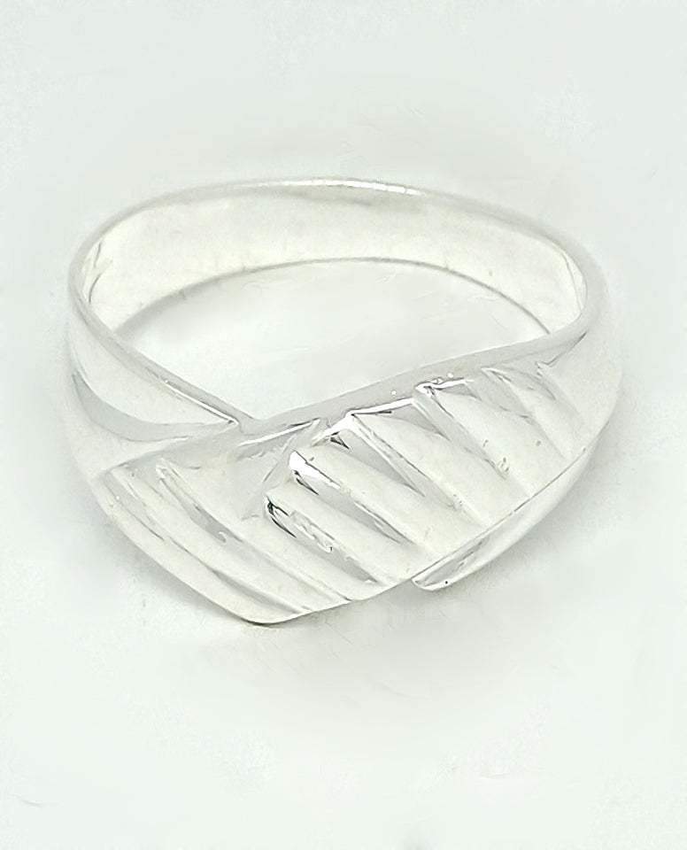 A Trendy Design Ring for Trendy Girls in 925 Sterling Silver, Which is Made by Our Team