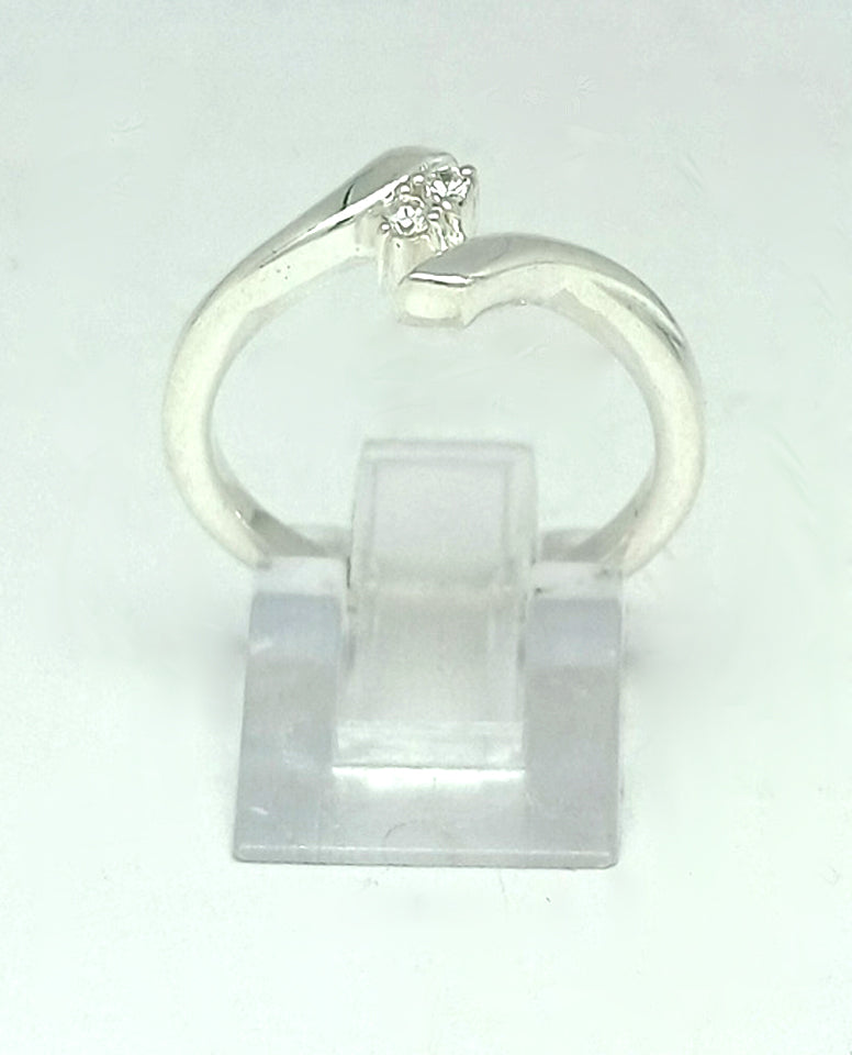 A Pretty Two Stone Ring for Trendy Girls for Every Occasion