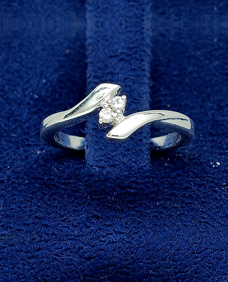 A Pretty Two Stone Ring for Trendy Girls for Every Occasion