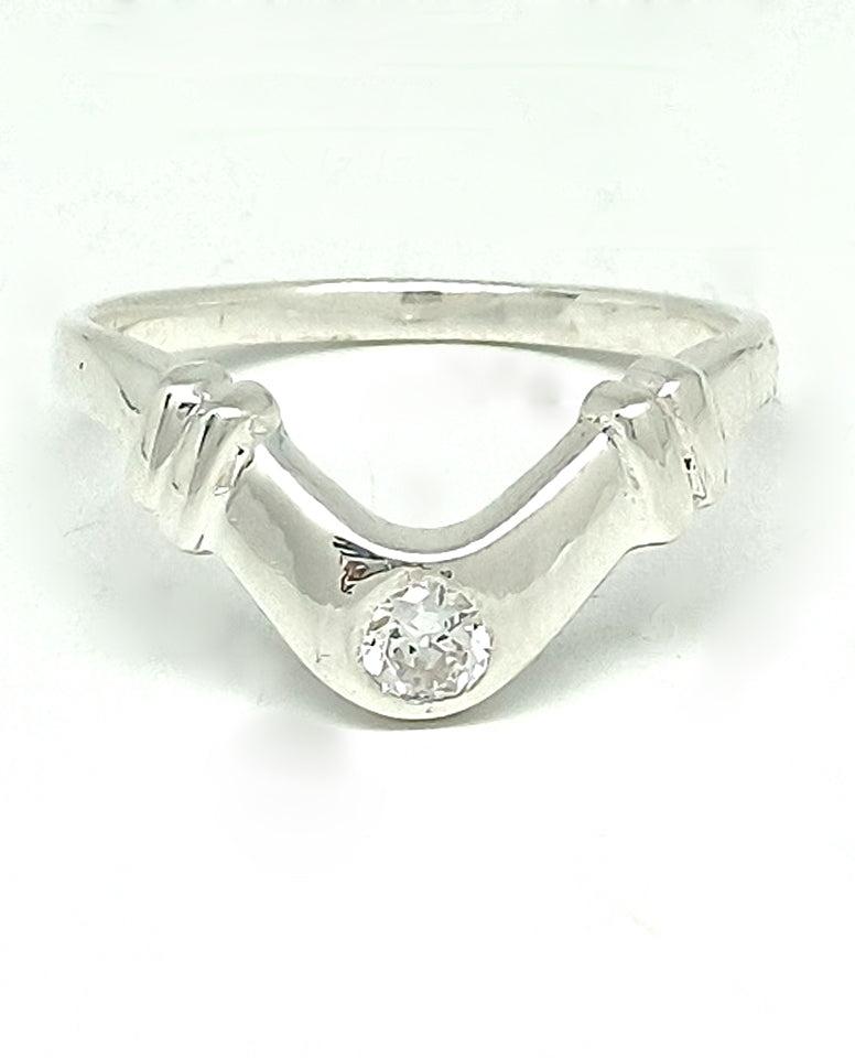 Simple, Clean, and Elegant Design Ring in Authentic 925 Sterling Silver