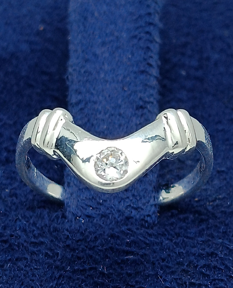 Simple, Clean, and Elegant Design Ring in Authentic 925 Sterling Silver