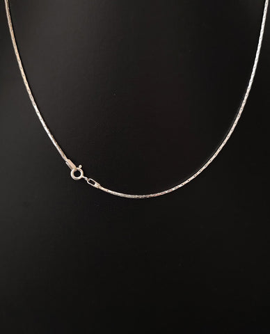 A Lovely 925 sterling Silver Bead Chain For Her With Spring-ring Clasp