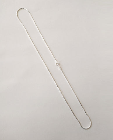 A Lovely 925 sterling Silver Bead Chain For Her With Spring-ring Clasp