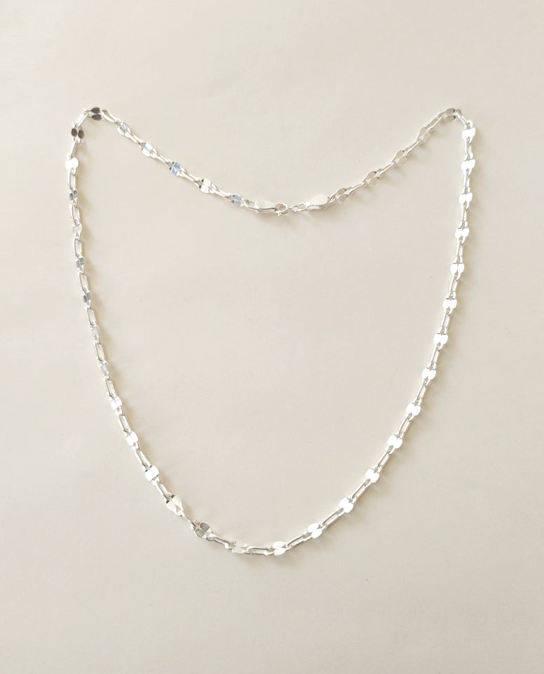 Stylish and Unique, Heavy Blade Chain In 925 Sterling Silver