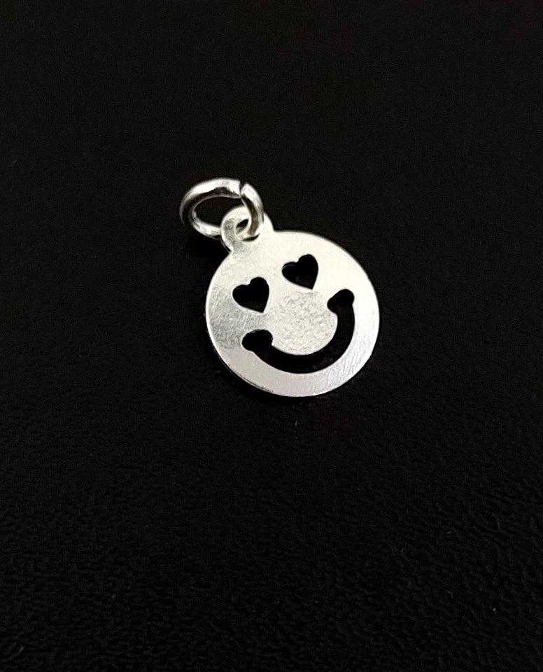 Happy Face Emoji Charm