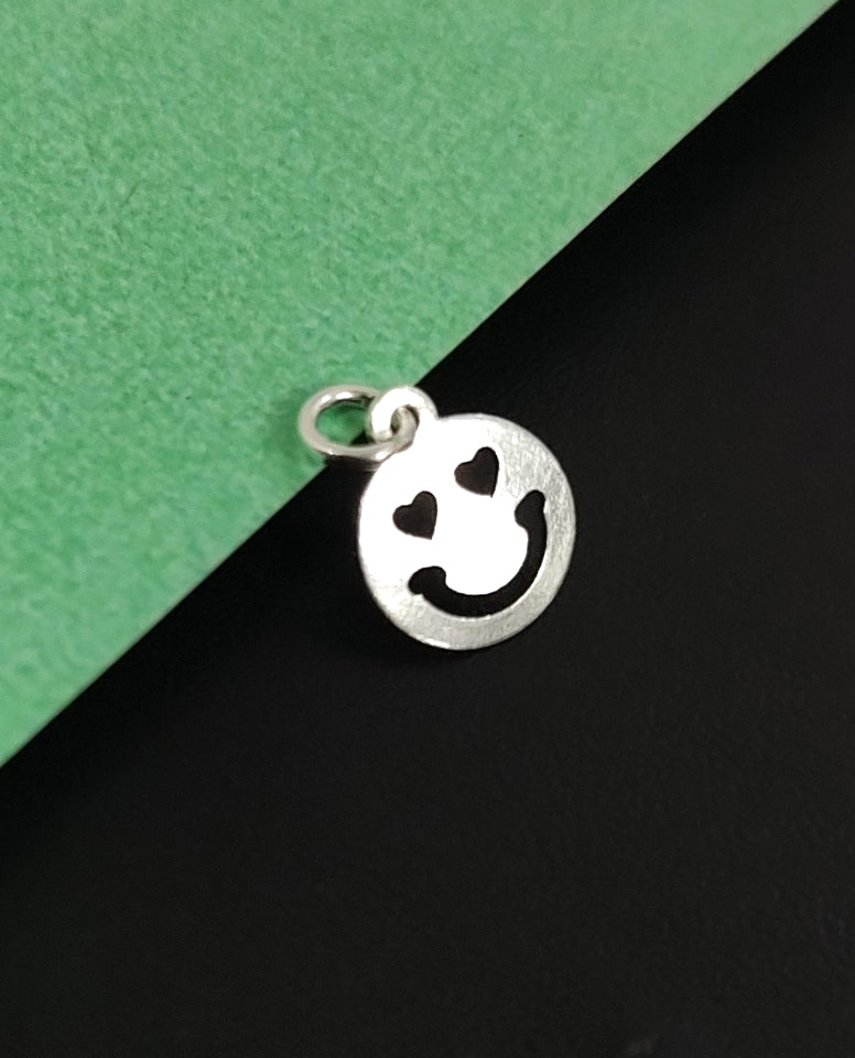 Happy Face Emoji Charm