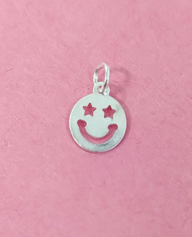 Shiny Eyes Happy Face Emoji Charm For Your Happy Face